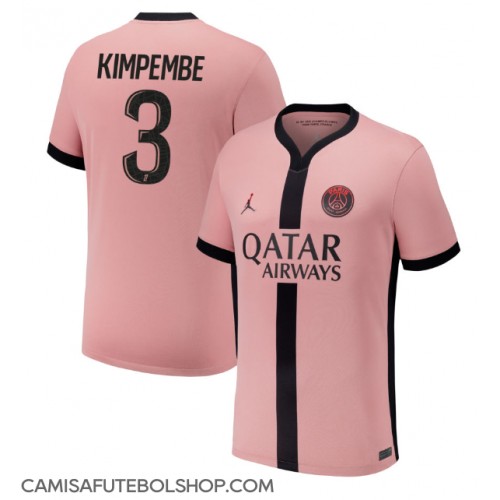 Camisa de time de futebol Paris Saint-Germain Presnel Kimpembe #3 Replicas 3º Equipamento 2024-25 Manga Curta